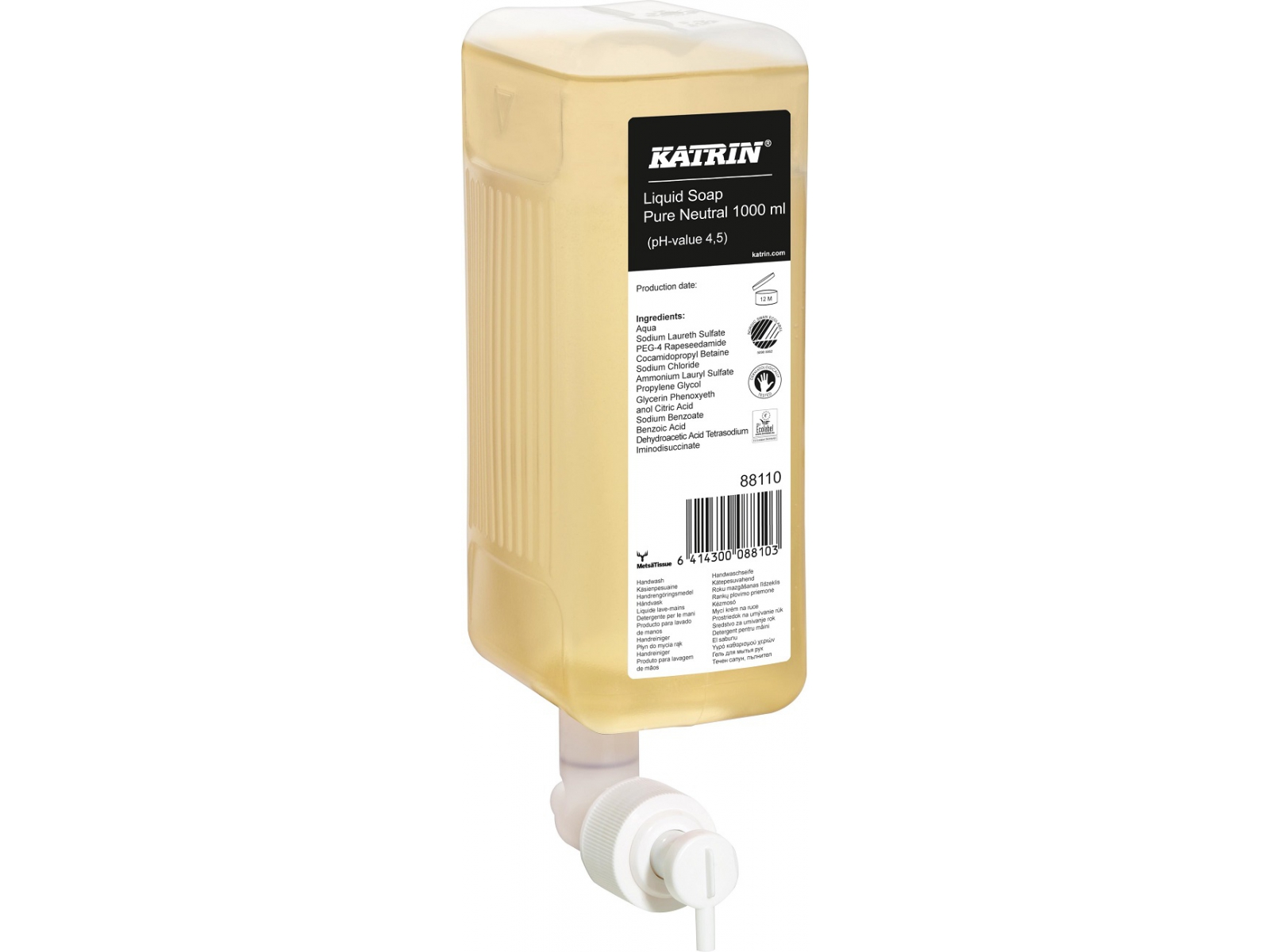 Mydło KATRIN Pure Neutral 88110 1l